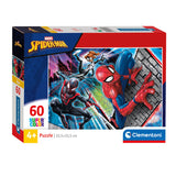 Clementoni Jigsaw Puzzle Super Color Spiderman, 60 -tallet.