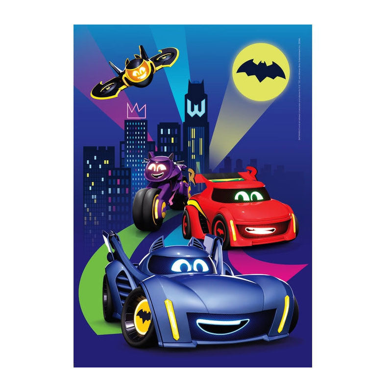 Clementoni - puzzle - 60 pièces - roues à chauve-souris - puzzle enfant à partir de 4 ans