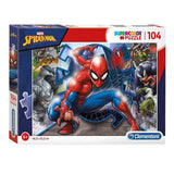 Clementoni Jigsaw Puzzle Super Color Spiderman, 104st.