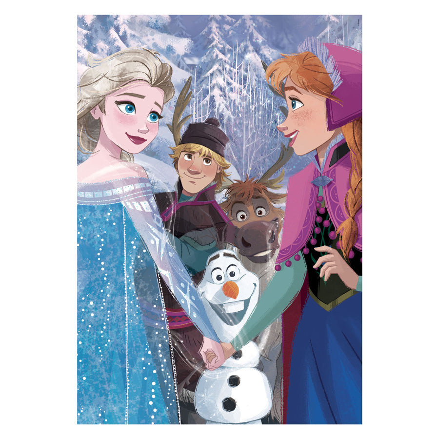 Clementoni legpuzzel super color frozen, 104st.