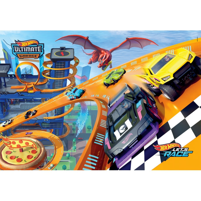 Clementoni jigsaw puzzle Super Color Hot Wheels, 104st.