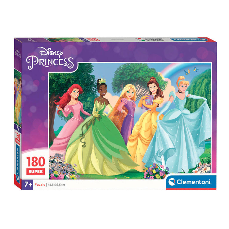 Clementoni Jigsaw Puzzle Super Color Disney Princess, 180st.