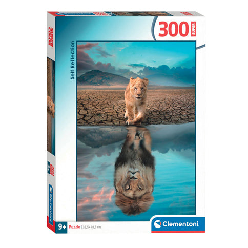 Clemensoni Jigsaw Puzzle Super Faarf Selbst Reflexioun, 300st.