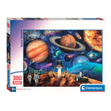 Clementoni Jigsaw Puzzel Super Faarf Space Missioun, 300st.