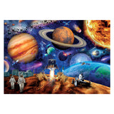 Clementoni Jigsaw Puzzel Super Faarf Space Missioun, 300st.