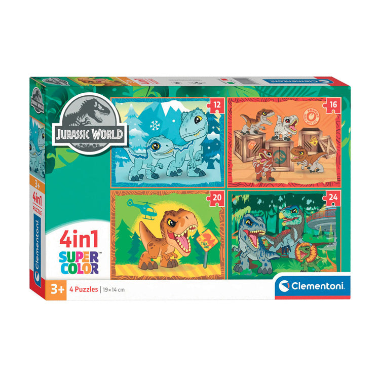 Clementoni LEG PUZZEL 4IN1 Jurassic World