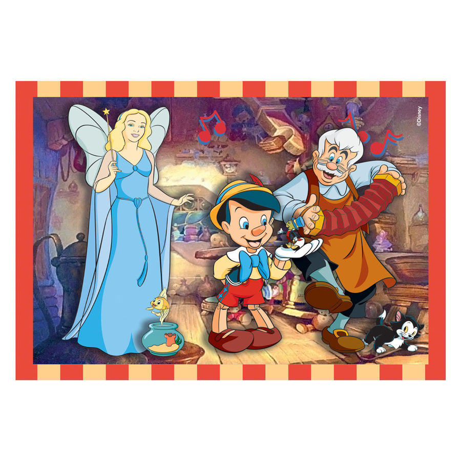 Clementoni Legpuzzel 4in1 Disney Animaux