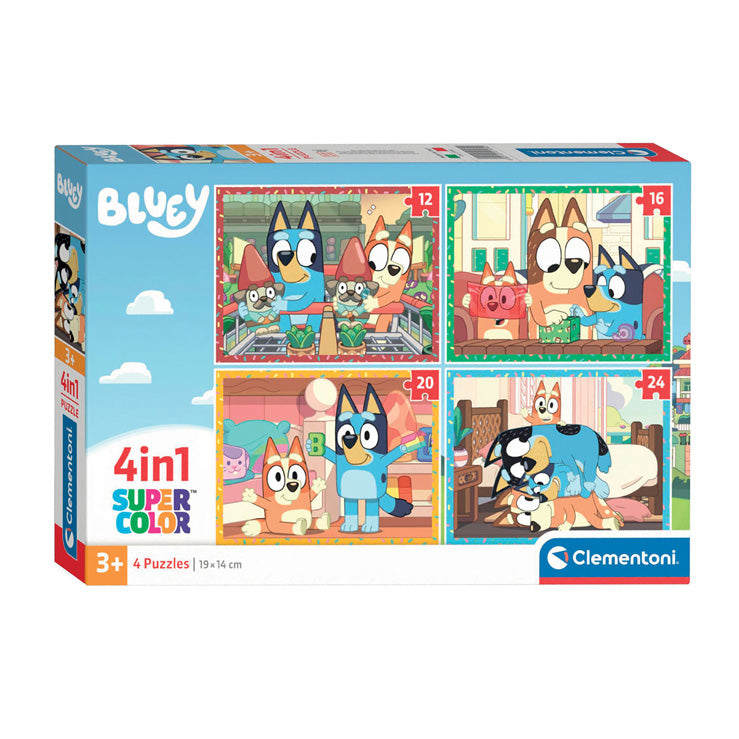 Clementoni Puzzle 4in1 Bluey