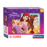 Clementoni bloc puzzle princesse disney, 12 pcs.