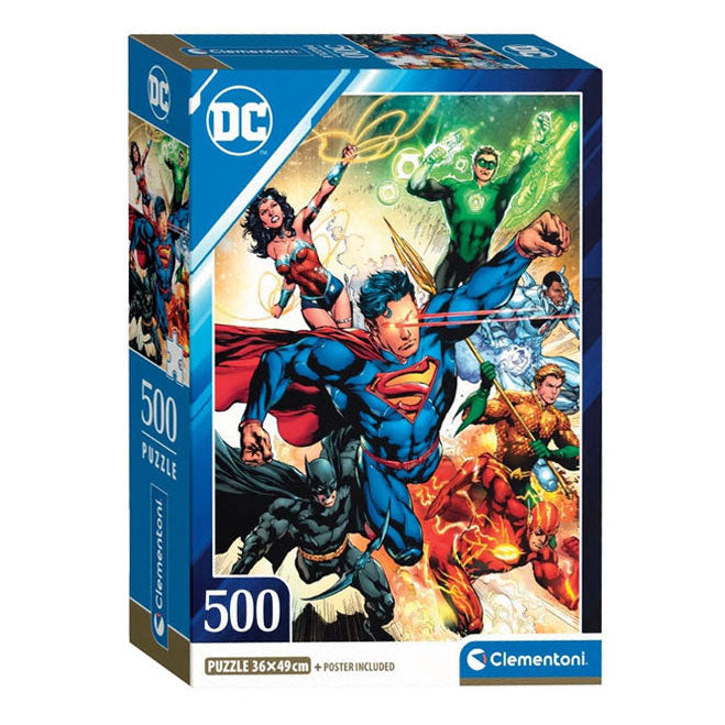 Clementoni Jigsaw Puzzle DC Comics Justice League, 500e.