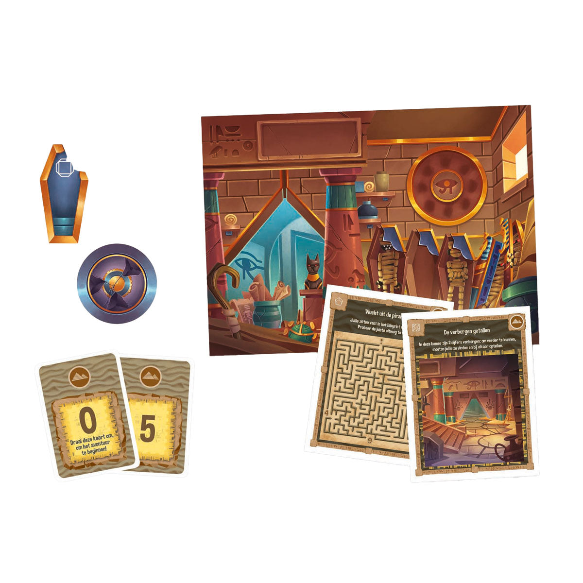 Escape game de poche Clementoni - la pyramide du Pharaon