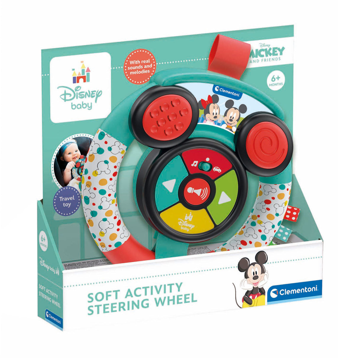 Volant d'activité souple Clementoni Baby Disney Mickey Mouse