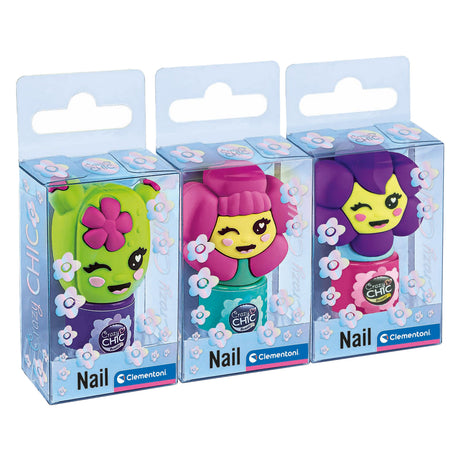 Clementoni crazy chic vernis à ongles fleur