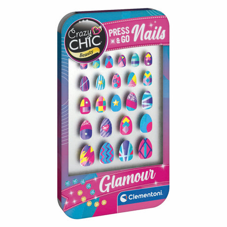 Clementoni crazy chic press go ongles - glamour