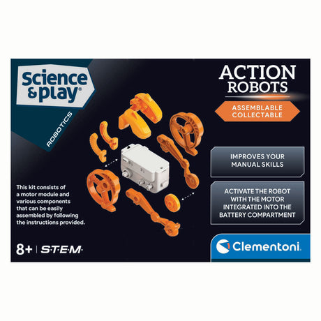 Robots scientifiques et d'action de jeu Clementoni - coureur