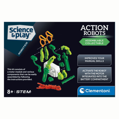 Jeu scientifique Clementoni - robots grimpeurs sportifs