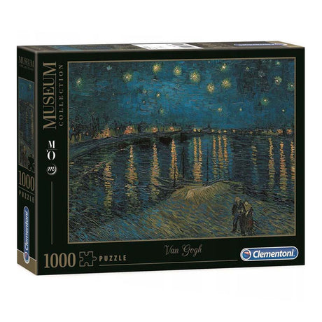 Clementoni puzzle oeuvres d'art nuit étoilée au dessus du Rhône, 1000 pcs.