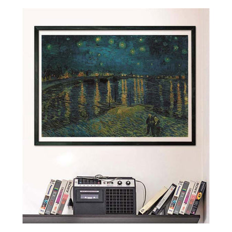 Clementoni puzzle oeuvres d'art nuit étoilée au dessus du Rhône, 1000 pcs.