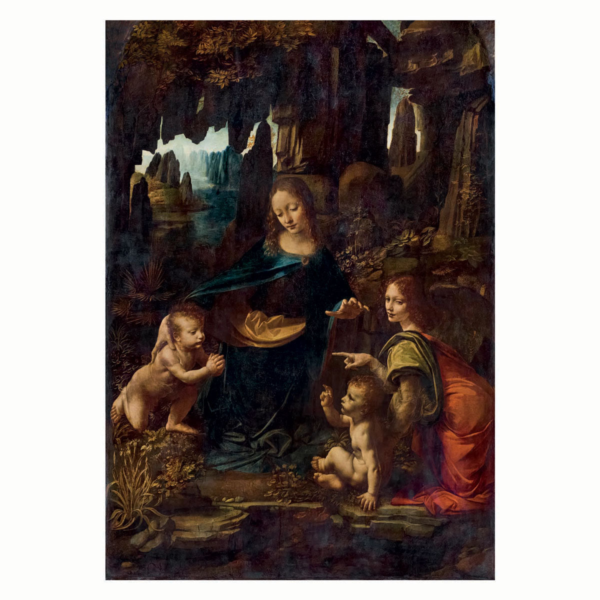 Clementoni puzzle œuvres d'art madone dans la grotte, 1000 pcs.