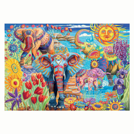 Clementoni puzzle oeuvre éléphant carnaval, 500 pcs.