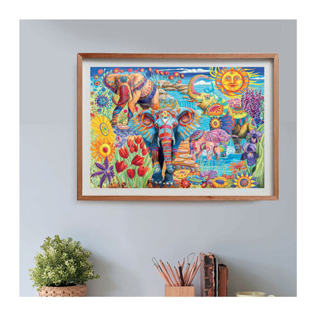Clementoni puzzle oeuvre éléphant carnaval, 500 pcs.