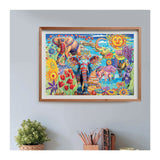 Clementoni puzzle oeuvre éléphant carnaval, 500 pcs.