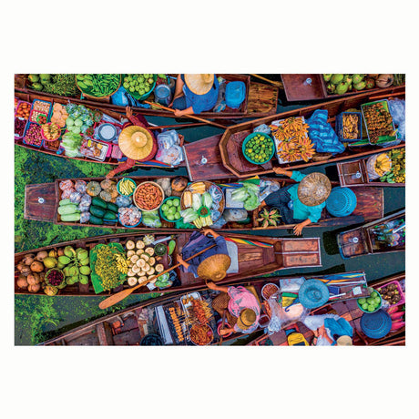 Clementoni puzzle marché thaïlandais flottant, 1000 pcs.