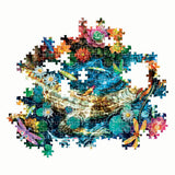 Clementoni puzzle œuvres d'art rivière koi, 1000 pcs.