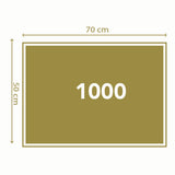 Clementoni puzzle œuvres d'art rivière koi, 1000 pcs.