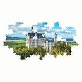 Puzzle panoramique Clementoni Château de Neuschwanstein, 1000 pcs.