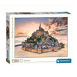 Clementoni - puzzle - 1500 pièces - montée du mont saint-michel - puzzle pour adultes - collection haute qualité