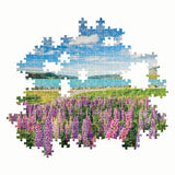 Clementoni puzzle fleurs au lac tekapo, 1500 pcs.