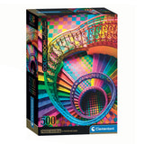 Clementoni puzzle compact colorboom escaliers, 500 pcs.