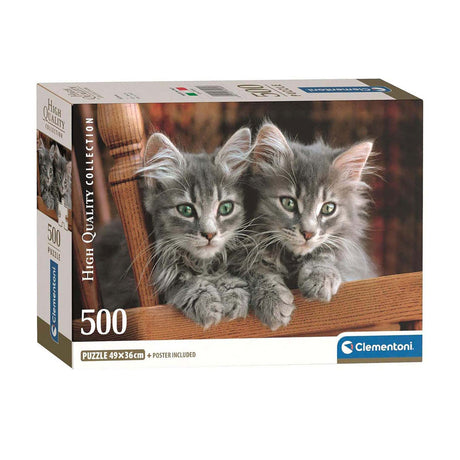 Clementoni puzzle chatons, 500 pcs.