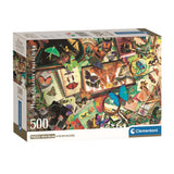 Clementoni puzzle le collectionneur de papillons, 500 pcs.