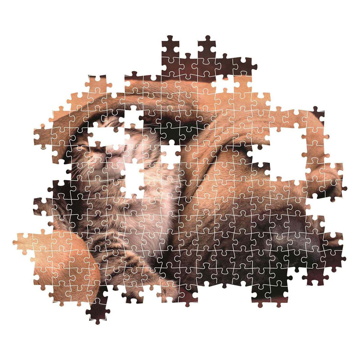 Clementoni puzzle chien et chat, 500 pcs.