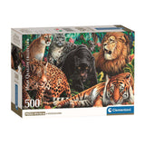 Clementoni puzzle chats sauvages, 500 pcs.