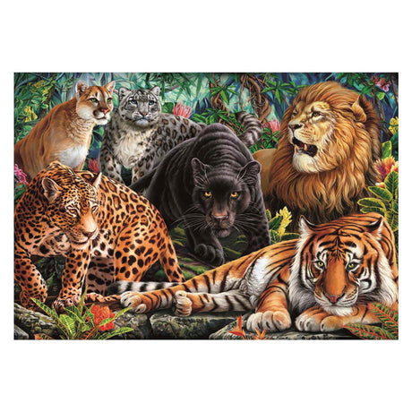 Clementoni puzzle chats sauvages, 500 pcs.