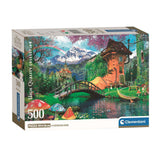 Clementoni puzzle la vieille maison de chaussures, 500 pcs.
