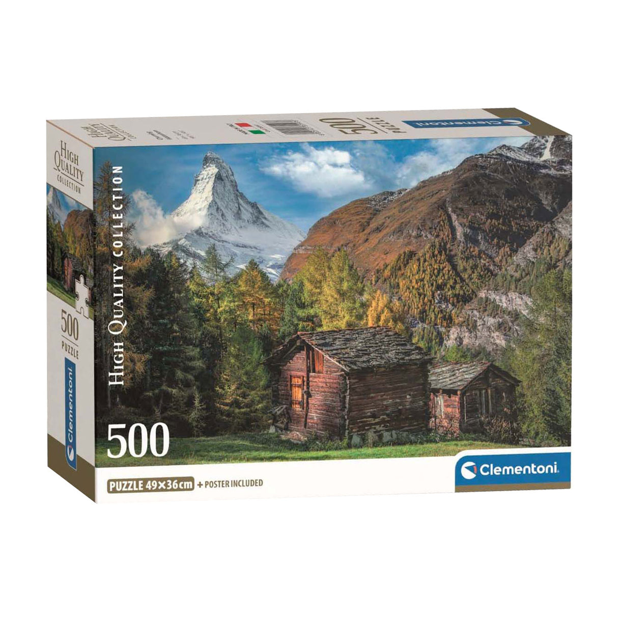 Clementoni puzzle charmant Cervin, 500 pcs.