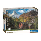 Clementoni puzzle charmant Cervin, 500 pcs.