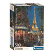 Clementoni puzzle nuit au café eiffel, 500 pcs.