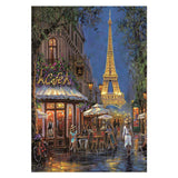 Clementoni puzzle nuit au café eiffel, 500 pcs.