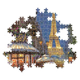 Clementoni puzzle nuit au café eiffel, 500 pcs.