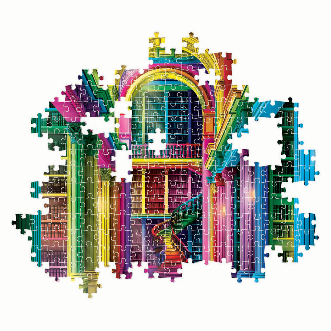 Clementoni puzzle colorboom athenaeum, 1000 pièces.