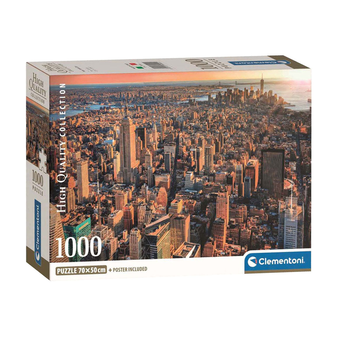 Clementoni puzzle new york city, 1000 pcs.