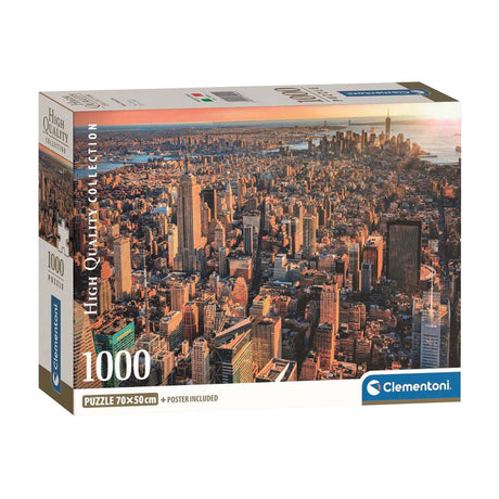 Clementoni puzzle new york city, 1000 pcs.