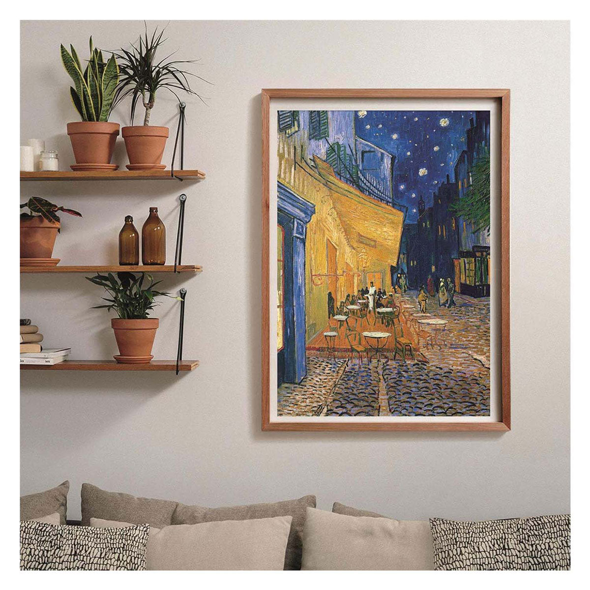 Clementoni puzzle terrasse de café v. gogh, 1000 pcs.