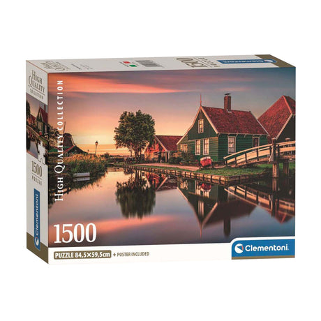 Clementoni puzzle Zaanse Schans, 1500 pcs.
