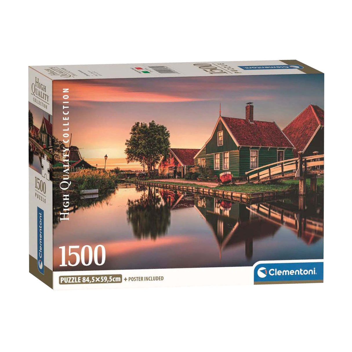 Clementoni puzzle Zaanse Schans, 1500 pcs.